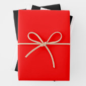 Rode witte en zwarte strepen inpakpapier vel (In situ)