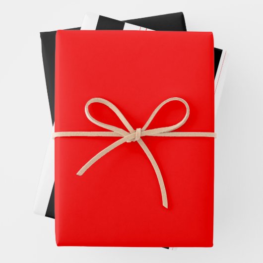 Rode witte en zwarte strepen inpakpapier vel (In situ)