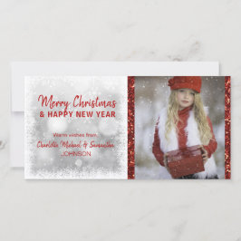 RODE WITTE Feestdagen Kerst / Nieuwjaar | FOTO Feestdagenkaart