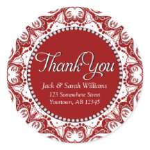 Rode & Witte Fractal Kant Dank Je