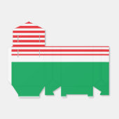 Rode Witte Groene Kerstfeest Cadeau Dozen Bedankdoosjes (Uitgevouwen)