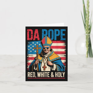 Rode Witte Heilige Dag Paus uit Amerika Chicago Pa Kaart
