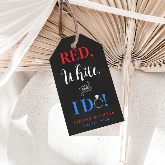 Rode Witte & Ik Doe Cadeautags Cadeaulabel