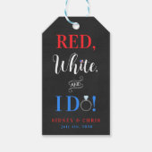 Rode Witte & Ik Doe Cadeautags Cadeaulabel (Voorkant)