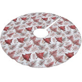 Rode Witte Kerstboom Patroon#4 ID1009 Rok (Gekanteld)