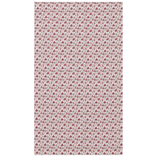 Rode Witte Kerstboom Patroon#4 ID1009 Tafelkleed (Voorkant)