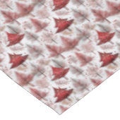 Rode Witte Kerstboom Patroon#4 ID1009 Tafelkleed (Gekanteld)