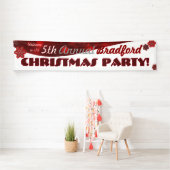 rode witte kerstfeestbanner spandoek (Insitu)