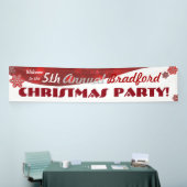 rode witte kerstfeestbanner spandoek (Beurs)