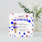 Rode, Witte & Koele Vlakke Kaart (Staand voorkant)