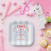 Rode Witte & Komende Baby Shower Bord (Feest)