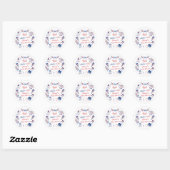 Rode Witte Komt Sticker (Vel)