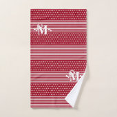 Rode witte Onafhankelijkheidsdag Sterren & Streep Bad Handdoek (Handdoek)