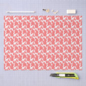 Rode Witte Pepermunt Snoep Kerstpatroon Tissuepapier (Craft)