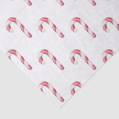 Rode witte pepermunt snoepjes tissuepapier (Detail)