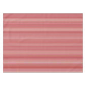 Rode witte peppermint Stripes Tablecloth Tafelkleed (Voorkant (Horizontaal))