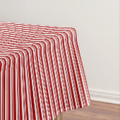 Rode witte peppermint Stripes Tablecloth Tafelkleed (Voorbeeld)