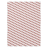 Rode witte peppermint voor rond Snoep met kerstmis Tafelkleed (Voorkant)