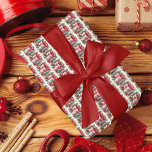 Rode Witte Polka Dot Coquette Bow en Holly Cadeaupapier<br><div class="desc">Leg de kerstsfeer vast met dit unieke inpakpapier met een ,  rode en witte stip,  een stip,  een coquettestrik gewikkeld rond een rood-witte stip-doos,  omgeven door hulst. Creëer uw heilige,  vrolijke kerstcadeau-momenten dit seizoen.</div>
