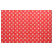 Rode Witte Polka Dots Textiel Stof (Yard (91,4 cm))
