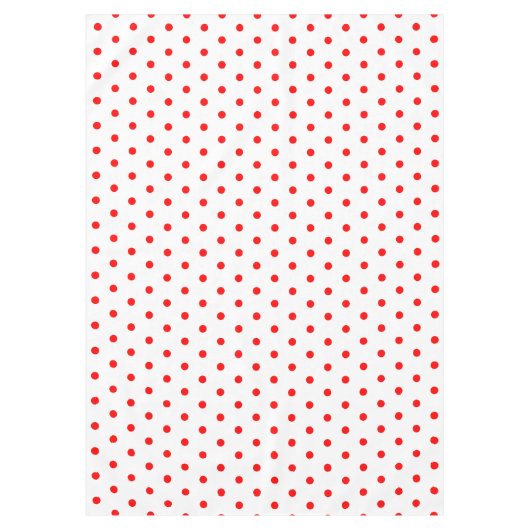 rode witte pooldots tafelkleed (Voorkant)