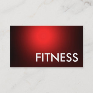 Rode Witte Professionele Fitness Sport Visitekaart Visitekaartje