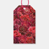 Rode, Witte, Quinceañera Herinnering Cadeautag Cadeaulabel (Achterkant)