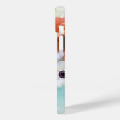 RODE WITTE ROZEN EN ANEMONEBLOEMEN MONOGRAM Case-Mate iPhone CASE (Achterkant / Links)