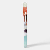 RODE WITTE ROZEN EN ANEMONEBLOEMEN MONOGRAM Case-Mate iPhone CASE (Achterkant / Links)