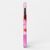 RODE WITTE ROZEN EN ROZE ANEMONE BLOEMEN MONOGRAM Case-Mate iPhone CASE (Achterkant/links)