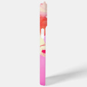 RODE WITTE ROZEN EN ROZE ANEMONE BLOEMEN MONOGRAM Case-Mate iPhone CASE (Achterkant / Rechts)