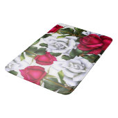 Rode & Witte Rozen Shabby Chic Landelijk Moderne G Badmat (Gekanteld)