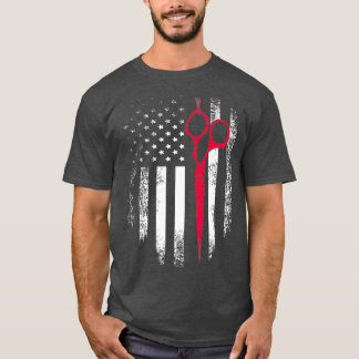  rode witte schaar, Amerikaanse vlag T-shirt