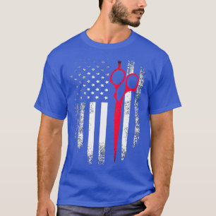  rode witte schaar, Amerikaanse vlag T-shirt