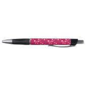 Rode Witte Sneeuwvlok Kerst Patroon Pen (Bodem)