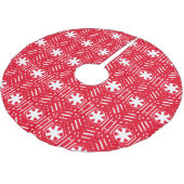 rode witte sneeuwvlokken schattig kerstfeest kerstboom rok (Gekanteld)