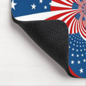 rode witte sterren en strepen muismat (Hoek)