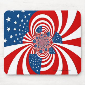 rode witte sterren en strepen muismat