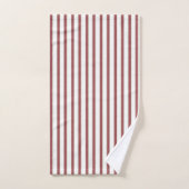 Rode Witte Strepen Bad Handdoek (Handdoek)