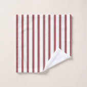 Rode Witte Strepen Bad Handdoek (Wasdoekje)