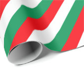 Rode witte strepen cadeaupapier (Rol Hoek)