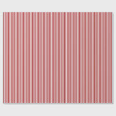 Rode & Witte Strepen Cadeaupapier (Vlak)
