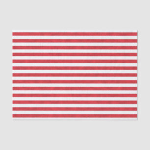 Rode witte strepen met  kerst tissuepapier