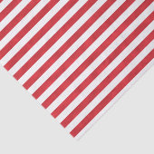 Rode witte strepen met  kerst tissuepapier (Detail)