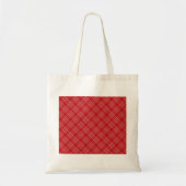  rode witte strepen met plattegronnen tote bag (Voorkant)