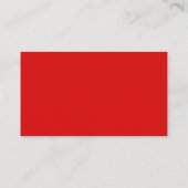 Rode Witte Strepen & QR Code & Social Media Iconen Visitekaartje (Achterkant)
