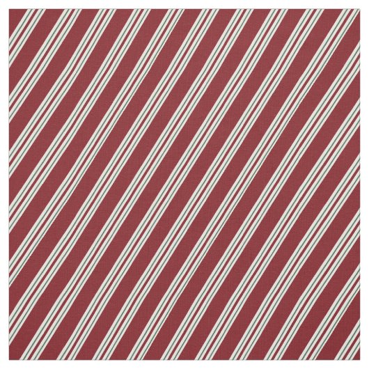 Rode witte strepen stof (Swatch)