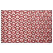 Rode witte vloerbedekking stof (Fat Quarter)