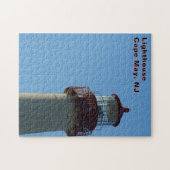 Rode Witte Vuurtoren, Cape May, NJ Legpuzzel (Horizontaal)