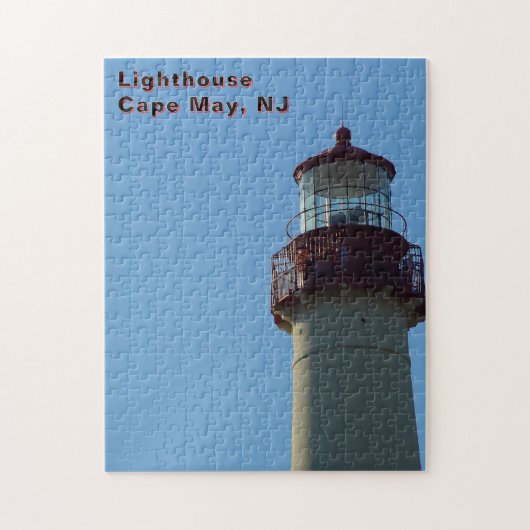 Rode Witte Vuurtoren, Cape May, NJ Legpuzzel (Verticaal)